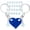Blue--1 Set of 26 Letters-, variant on Brick Matching Couple Heart Keychain, Gifts for Him Her Boyfriend Girlfriend Christmas, Wedding Anniversary Birthday Gift