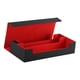 thumbnail image 5 of Caja de almacenamiento para barajas de cartas coleccionables con capacidad para más de 600 cartas, ideal para coleccionar cartas. negro rojo, 5 of 9