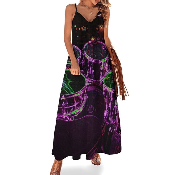Vestido sin mangas de tambores vestidos de fiesta vestidos de cumpleaños para mujer vestidos elegantes vestidos de mujer verano 2024
