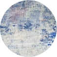 thumbnail image 1 of Unique Loom Helios Over-Dyed Area Rug 8' x 8' Round Light Blue/Beige, 1 of 1
