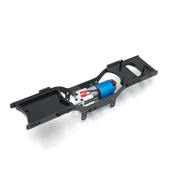 Bewildely Accesorios de actualización de coche RC, mano de obra exquisita resistente al desgaste, apariencia simulada realista, pieza de Kits de construcción modelo Negro