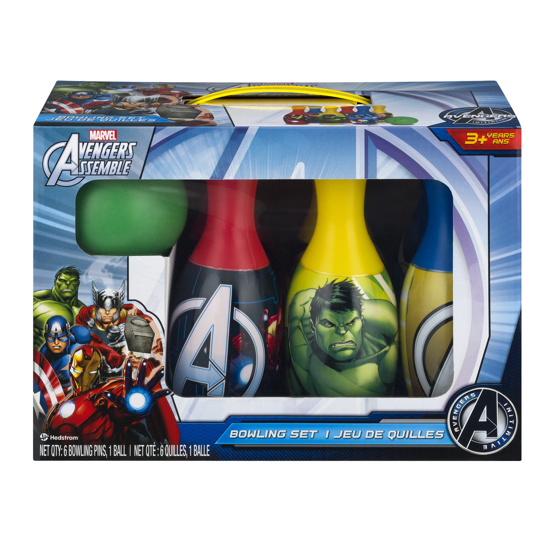 Super-Powered Bowling Fun Marvel Avengers Bowling Set 