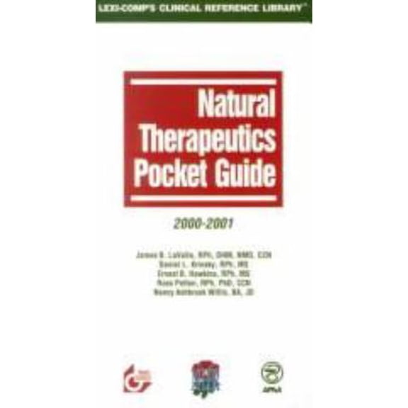 Pre-Owned Natural Therapeutics Pocket Guide, 2000-2001 (Paperback) 0916589803 9780916589806