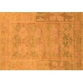 thumbnail image 1 of Ahgly Company Indoor Rectangle Abstract Orange Modern Area Rugs, 8' x 10', 1 of 4