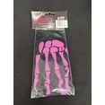 thumbnail image 3 of Black and Pink Bone Fingerless Gloves Child Halloween Accessory, 3 of 5