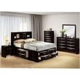 thumbnail image 5 of JERFIT 5 Drawer Chest Dresser, Black Wood Bedroom Storage Cabinet with Oval Knobs, 5 of 5