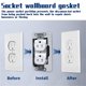 thumbnail image 4 of 10Pcs Wall Plate Spacer- Metal Flush Fit Device Leveling Plates, 4 of 5