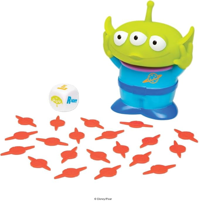 Toy Story Alien Dice Game - Family Games - Kids Games - Travel Games - Dice Set, Toy Story Toys - Family Games for Kids and Adults, Multi-Player, Ages 6+