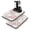 White-635, variant on Floral and Bee Coffee Bar Mat, Absorbent Vintage Dish Drying Pad, Botanical Kitchen Counter Protector