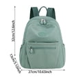 thumbnail image 2 of Durable Nylon Casual Backpack for Sports Travel Gym Work Lightweight Water Daypack with Laptop Compartment, 2 of 3