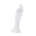 thumbnail image 4 of Estatua de pareja Figura de pareja Artesanía coleccionable Adorno de escritorio romántico para pararse, 4 of 9