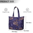 thumbnail image 2 of Abstract Paisley Art Weekender Boho Vintage Travel Duffel with Ethnic Floral Pattern, Artistic Chic Design, 2 of 5