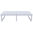 thumbnail image 2 of Compamia Mykonos Rectangle Lounge Table Silver, 2 of 5