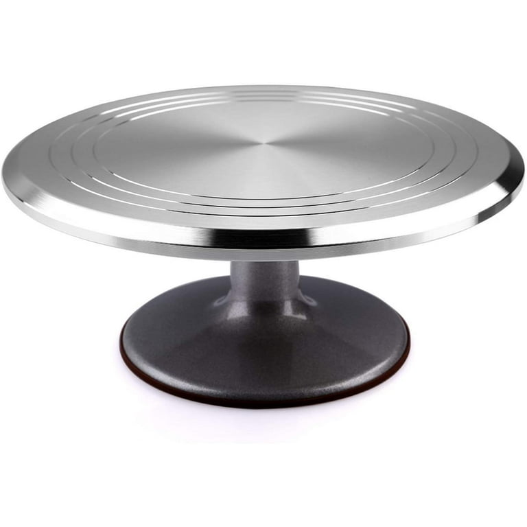 Cake Stand, Rotating Cake Stand For Decorating, 6-12 Inch Stainless Steel  Pastry For Display Serving, Kitchen Cake Decorating