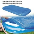 thumbnail image 5 of Rectangular Pool Cover Protective Windproof Rainproof for Inflatable Swimming Pools, Durable PE Material with Rubber Bands, 5 of 5