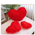 thumbnail image 5 of Raindrops 39 X50cm Valentine Plush Pillows Velvet Throw for Couch Red, 5 of 8