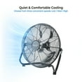 thumbnail image 7 of Comfort Zone 12 in. Floor or Desk Fan, All Metal, 3 Speeds, Tilt, 7 of 7