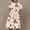 Multicolor 22, variant on Babcutegg Teen Girls' Summer wear Dress, Graphic Pattern Crew Neck A-Line Girls' Dress Multicolor 13-14T