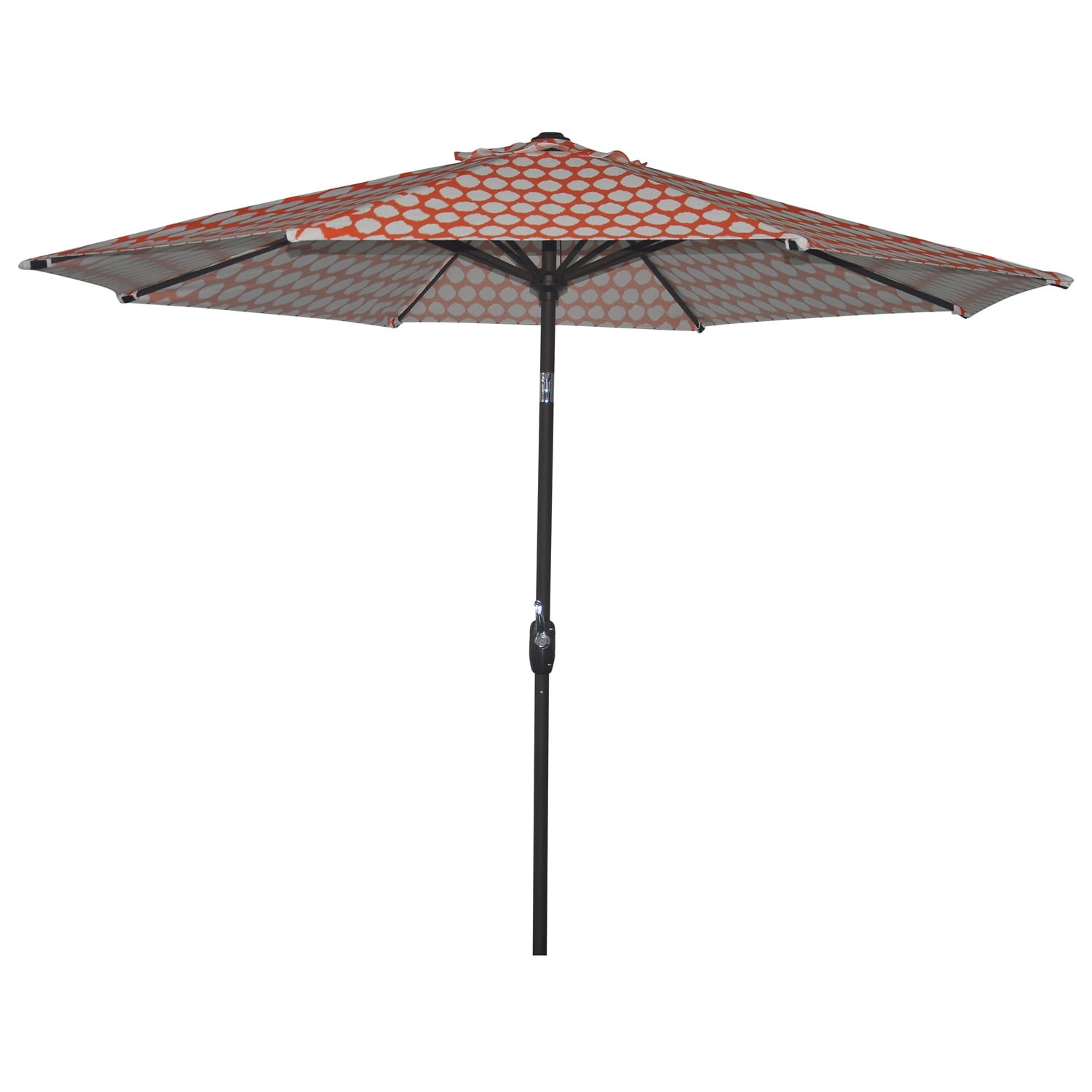 Better Homes and Gardens 9' Printed Market Umbrella, Ikat Coral by NINGBO EVERLUCK OUTDOOR PRODUCTS MANUFACTING CO LTD