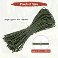 thumbnail image 3 of Uxcell Cuerda Paracord Reflectante de 2 MM 98FT [1PCS] - Cuerda de 3 hebras para Tiendas de Camping y Lonjas [Verde Oscuro], 3 of 7