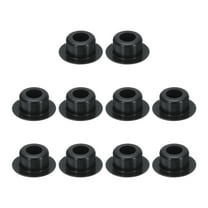 10pcs Hole Plug 3/8 Inch (9mm) Button Plugs Fit for 8.5mm Hole, Snap in Locking Hole Tube Plug Gel, Black