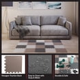 thumbnail image 6 of Stalwart Neutral White Brown Foam Interlocking Floor Mats 20 Sq Coverage Area Interlocking 20 Pack, 6 of 24