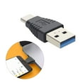 thumbnail image 2 of WINDLAND USB 3.0 to USB C Converters Adapter Male Connectors for Quick Data Transfer Up to 5Gbps for Type C Port, 2 of 9