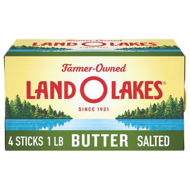 Land O Lakes Salted Stick Butter, 16 oz box, 4 Sticks