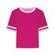 thumbnail image 4 of Camisetas Sobredimensionadas para Mujeres Gota Hombro Cuello Redondo Cultivo Top de Entrenamiento, Blusa de Verano Casual para Diario Y Fitness, 4 of 4
