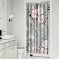 thumbnail image 2 of Artistic Floral Bloom and Garden Shower Curtain 36x72, Romantic Watercolor Print, 2 of 5