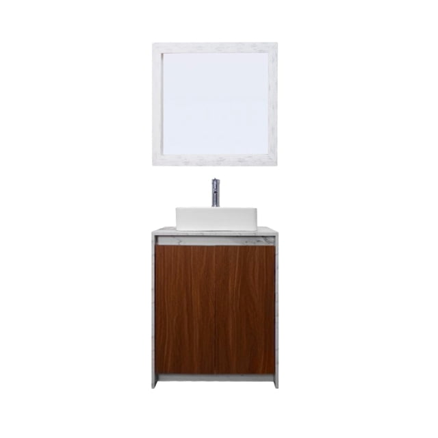 Gabinete De Baño Con Lavabo VARENNA Y Espejo Decorativo Decomobil