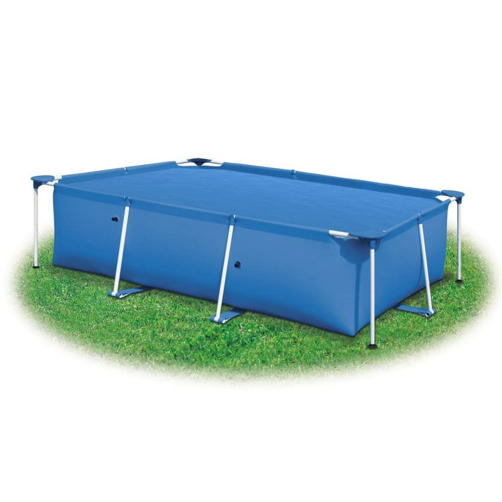 HERCHR Rectangular Pool Cover 118 x 79 inch PE Blue - Walmart.com - Walmart.com