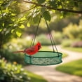 thumbnail image 4 of Lttoisl Bird Seed Catcher Tray for Hanging Feeders, Large Mesh Platform Guard for Wild Birds, Outdoor Garden Adjustable Hoop, Green 40-76cm, 4 of 8