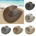 thumbnail image 4 of VISALY Panama hat Straw Hats for Men Sun Protection | Mens Sun Hats with UV Protection Men's Summer Sun Hat Panama Hat Womens Straw Hats for Summer Mens Straw Hats for Summer Mens Summer Hats 1 Pack, 4 of 4