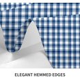 thumbnail image 4 of Rectangle Tablecloth 60x102 Inch, Blue Jeans Gingham Tablecloths Rectangular Breathable Table Covers Wipe Clean Table Cover for Dining Table, Buffet Parties and Camping, 4 of 8