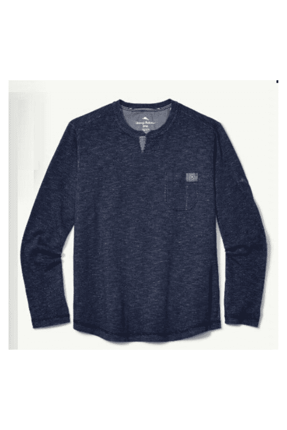 Men's Antonio Abaco Long Sleeve Crew Neck Pullover Ocean Deep M