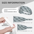 thumbnail image 2 of Striped Cute Cartoon Shark Headbands for Women Men, Workout Elastic Sweat Band for Yoga Running Cycling Gym Exercise Non Slip Head Bands for Women's Hair, 2 of 5