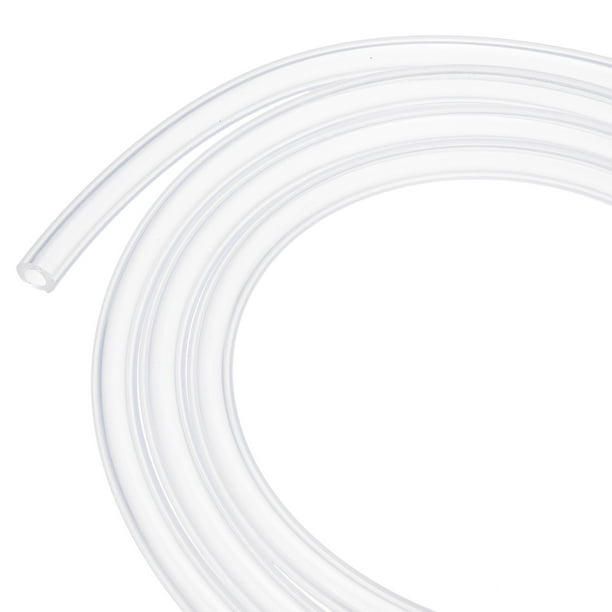 Tubo de silicona Uxcell, 1/4" (6mm) ID x 7/16" (11mm) OD, tubo flexible para agua y aire, 3 pies, alta temperatura, para bomba y transferencia de líquidos.