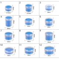 thumbnail image 7 of 16 Pack 1.7"x1.22" (25ml) Empty Clear Plastic Bead Storage Container jar with Rounded Screw-Top Lids for Beads Nail Art Glitter Make Up Cosmetics and Travel Cream DIY, 7 of 7