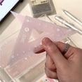 thumbnail image 3 of Professional Math Geometry Tool Set with Set Square Protractor Straight Ruler, 3 of 10