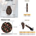 thumbnail image 6 of Uorisanigo Mushroom Design Car Seat Cover Full Set, with Steering Wheel Cover Center Console Pad Headrest Gear Shift Covers Handbrake Seat Belt Shoulder Pad Drink Coasters Set Key Chains Car Decor, 6 of 7