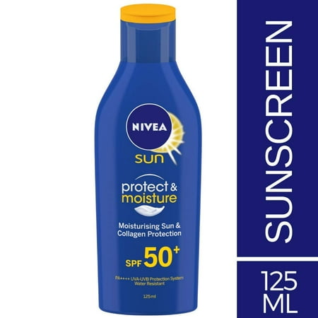 Sun Moisture - NIVEA Sunscreen Lotion, Sun Protect and Moisture (SPF 50), 125ml