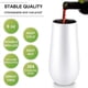 thumbnail image 2 of Paquete de 16 Vasos de Vino con Flautas de ChampáN Sin Tallo, Vaso de Vino de Doble Aislamiento de 6 Onzas con Tapas, Copas de CóCtel, Color, 2 of 4