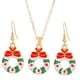 thumbnail image 5 of Conjunto de Collar y aretes Yinane joyería navideña Collar y Pendientes, 5 of 5