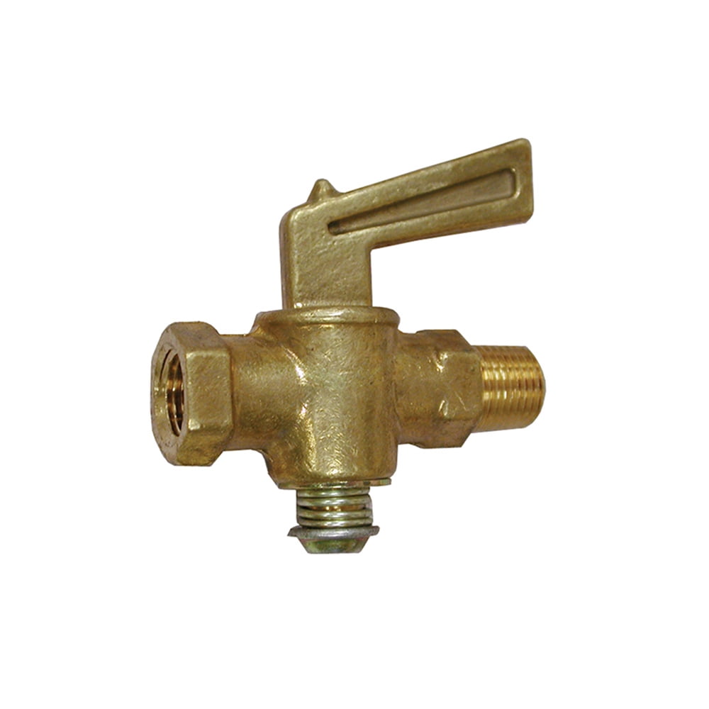 1/4" Gas ShutOff Valve, Female Pipe x Male Pipe, Lead Free,PartNo
