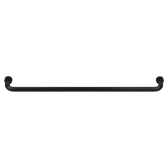 CRL BM260RB Oil Rubbed Bronze 26" BM Series Tubular Single-Sided Towel Bar