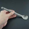 thumbnail image 2 of EDC Spoon Outdoor Long Straight Handle Lightweight Portable Titanium Spoon Fork Set Suitable for Home  Kitchen Outdoor Camping Travel, 2 of 6