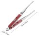 thumbnail image 2 of Metal Grill Tongs Cooking Barbecue Clip for Kitchen Household Plastic Red Design 1Pack, 2 of 4