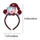 thumbnail image 3 of Diadema navideña iluminada con diseños de Papá Noel, muñeco de nieve, oso y ciervo | Diadema LED festiva para adultos y niños | Accesorio para fiestas navideñas, 3 of 5