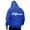 Blue, variant on LUOGENLI Hoodies for Men Zip up Navy Blue Hooded Sweatshirt for Comfortable and Stylish Wear for Casual Outings Workout Sessions or Everyday Relaxation Hoodies for Men Graphic Funny White Size XL